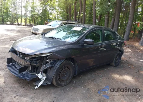 2014 Nissan Sentra Sv z USA, uszkodzony, nr VIN 3N1AB7AP6EL653917